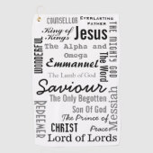 キリスト教十七名 ゴルフタオル (正面)