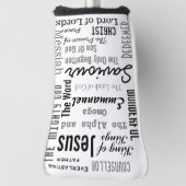 キリスト教十七名 ゴルフヘッドカバー (回転90)