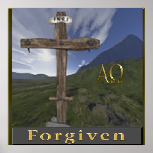 キリスト教十字架のポスター ポスター (正面)