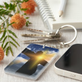 キリスト教十字架イースターサンライズサービス キーホルダー (正面右)