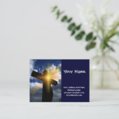 キリスト教十字架イースターサンライズサービス 名刺 (スタンド正面)