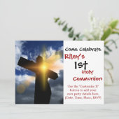 キリスト教十字架イースターサンライズサービス 招待状 (スタンド正面)