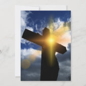 キリスト教十字架イースターサンライズサービス 招待状 (裏面)