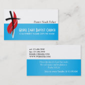 キリスト教十字架キリスト教カード 名刺 (正面/裏面)