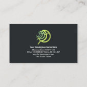 キリスト教十字架金ゴールドイヒュス教会相 名刺 (裏面)