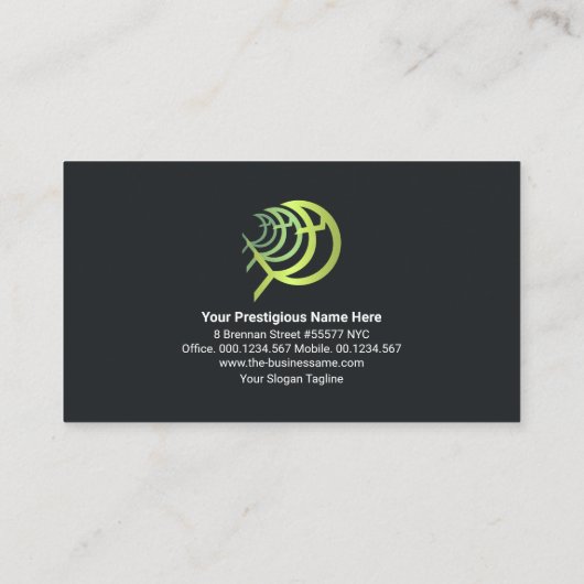 キリスト教十字架金ゴールドイヒュス教会相 名刺 (裏面)