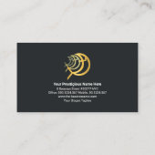 キリスト教十字架金ゴールドイヒュス教会省 名刺 (裏面)
