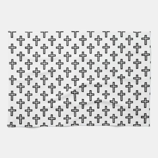 キリスト教十字架 キッチンタオル (横)