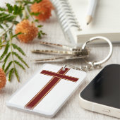 キリスト教十字架 キーホルダー (正面右)