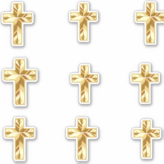 キリスト教十字架 シール (正面)