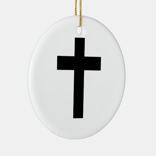 キリスト教十字架 セラミックオーナメント (右)