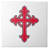 キリスト教十字架 タイル (正面)