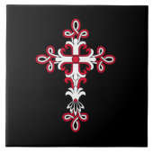 キリスト教十字架 タイル (正面)