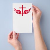 キリスト教十字架 チラシ (ハンドル)