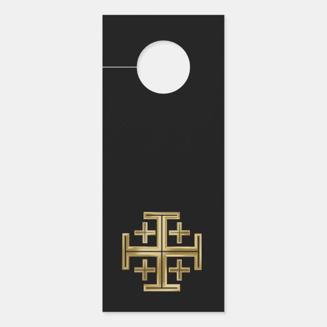 キリスト教十字架 ドアノブサイン (正面)