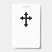 キリスト教十字架 バッジ (裏面)