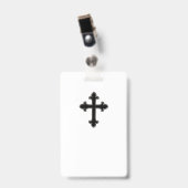 キリスト教十字架 バッジ (正面 （クリップ付）)