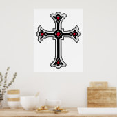 キリスト教十字架 ポスター (キッチン)