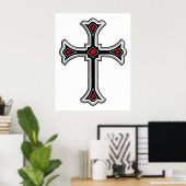 キリスト教十字架 ポスター (ホームオフィス)