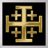 キリスト教十字架 ポスター (正面)