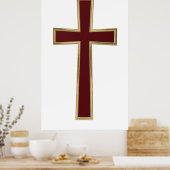 キリスト教十字架 ポスター (キッチン)