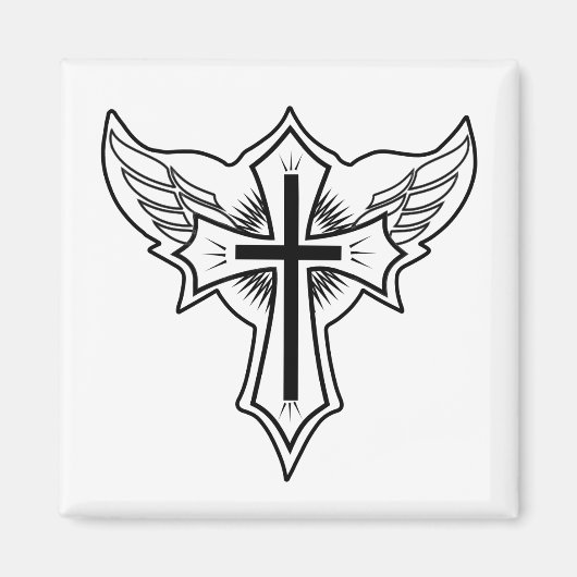 キリスト教十字架 マグネット (正面)