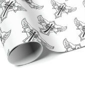 キリスト教十字架 ラッピングペーパー (ロールコーナー)