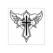 キリスト教十字架 ラバースタンプ (インプリント)