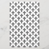 キリスト教十字架 便箋 (正面)