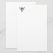 キリスト教十字架 便箋 (正面/裏面)