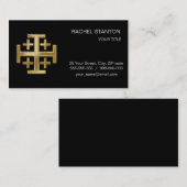 キリスト教十字架 名刺 (正面/裏面)