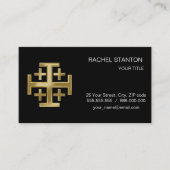 キリスト教十字架 名刺 (正面)