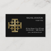 キリスト教十字架 名刺 (正面)