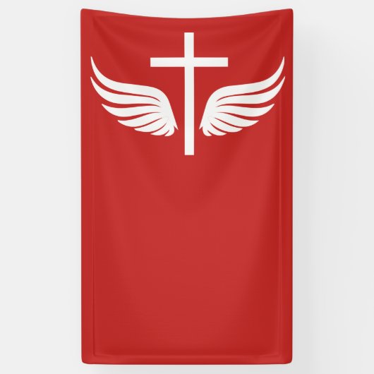 キリスト教十字架 横断幕 (縦)