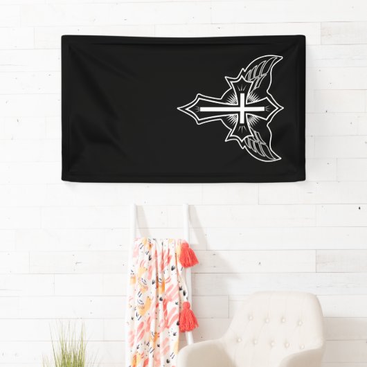 キリスト教十字架 横断幕 (インサイチュ)