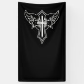 キリスト教十字架 横断幕 (縦)