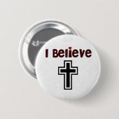 キリスト教十字架 缶バッジ (正面&裏面)