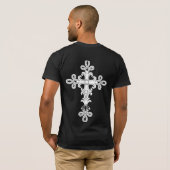 キリスト教十字架 Tシャツ (裏面フル)