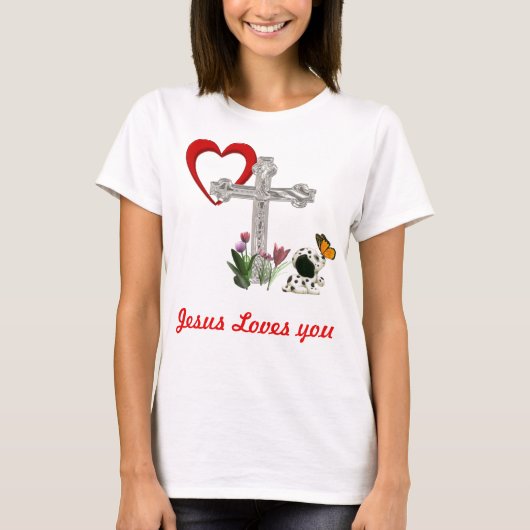 キリスト教十字架 Tシャツ (正面)