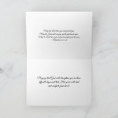 キリスト教同情カードの風景1 カード (内部)