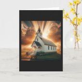 キリスト教国教会 カード (黄色い花)