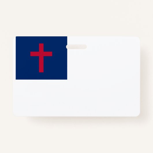 キリスト教国旗のバッジ バッジ (裏面)