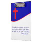 キリスト教国旗インスパイア クリップボード (左)