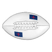 キリスト教国旗サッカー アメリカンフットボール (正面)