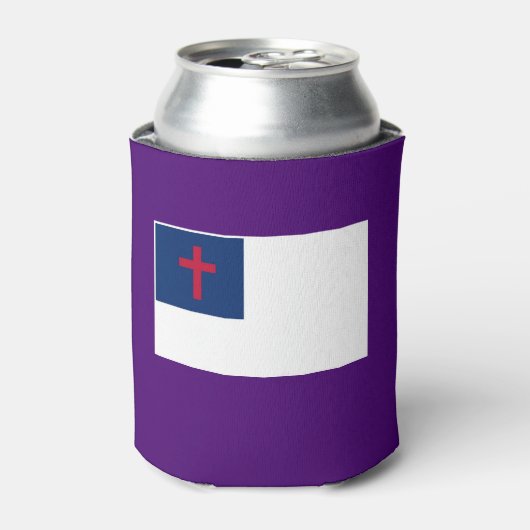 キリスト教国旗 缶クーラー (缶正面)
