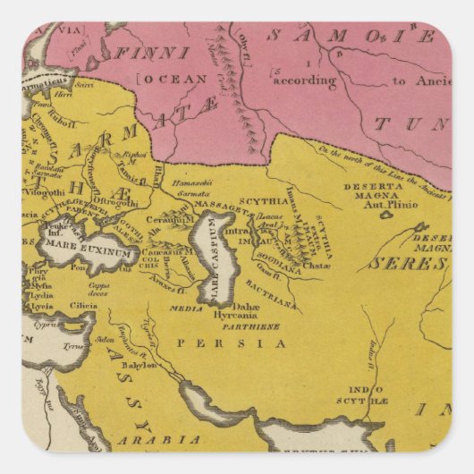 キリスト教圏における国々の州 スクエアシール (正面)