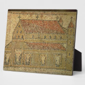 キリスト教大聖堂、モザイク舗装、ローマ時代 フォトプラーク (側面)