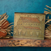 キリスト教大聖堂、モザイク舗装、ローマ時代 フォトプラーク (側面)