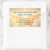 キリスト教天雲教会ビジネス 長方形シール (バッグ)