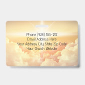 キリスト教天雲教会 バッジ (裏面)